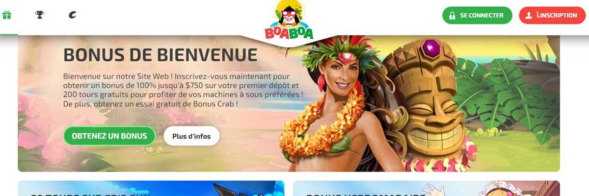 Boaboa casino bonus